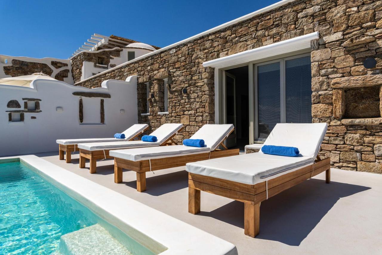 トゥルロスMykonos Divinoアパートメント エクステリア 写真